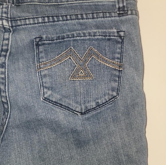 Vigoss Capri Jeans Womens Size 1 Blue Denim Cuffed - Picture 6 of 10